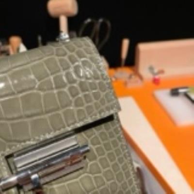 wholesale quality hermes verrou 17 shiny allligator gris tourterelle phw